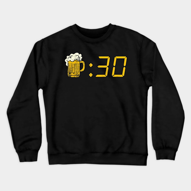 Beer Thirty. Funny Drinking Or Getting Drunk Shirt Crewneck Sweatshirt by easleyzzi